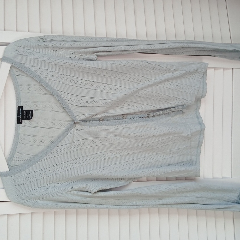 Baby blue light button up